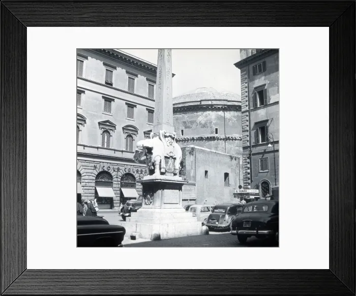 Framed Print : Elephant and Obelisk by Bernini, Rome, Italy Framed Print : Elephant and Obelisk by Bernini, Rome, Italy