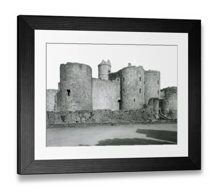 Framed Print : South front of Harlech Castle, North Wales Framed Print : South front of Harlech Castle, North Wales