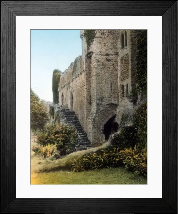 Framed Print : Inner courtyard of Manorbier Castle, near Tenby, Wales Framed Print : Inner courtyard of Manorbier Castle, near Tenby, Wales