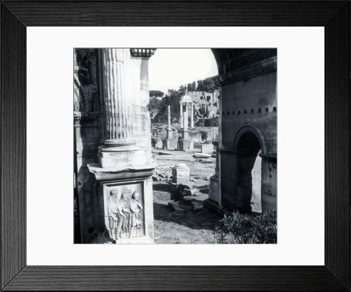 Framed Print : View of The Forum, Rome, Italy