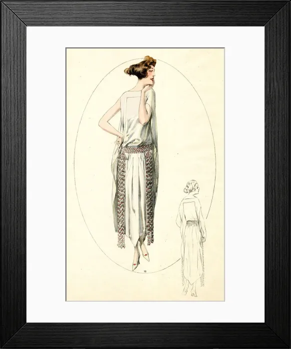Framed Print : Beaux-Arts des Modes, Album de Bal Framed Print : Beaux-Arts des Modes, Album de Bal