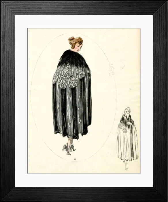 Framed Print : Beaux-Arts des Modes, Album de Bal Framed Print : Beaux-Arts des Modes, Album de Bal