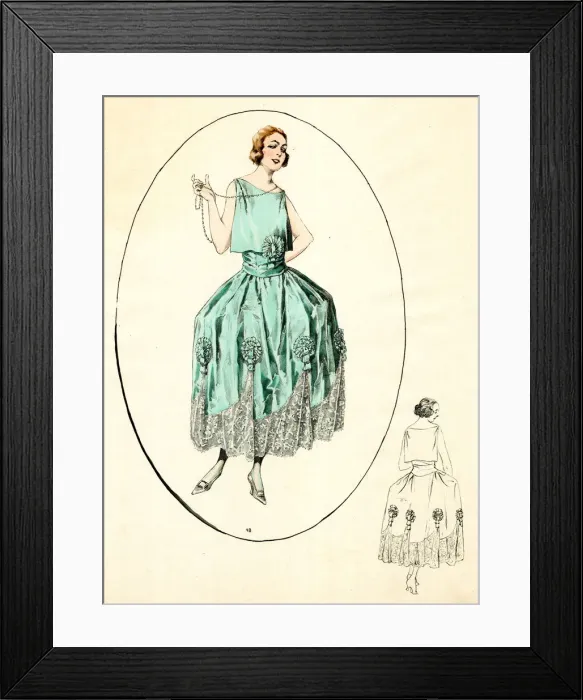 Framed Print : Beaux-Arts des Modes, Album de Bal Framed Print : Beaux-Arts des Modes, Album de Bal