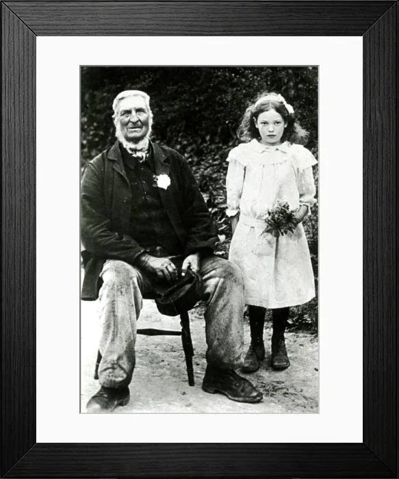 Framed Print : Draycott, Cotswold village, Manny Curril and Olive Dyer