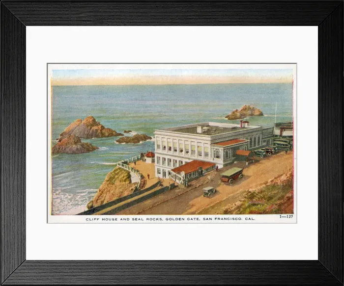 Framed Print : Cliff House and Seal Rocks, Golden Gate, San Francisco, California, USA Framed Print : Cliff House and Seal Rocks, Golden Gate, San Francisco, California, USA