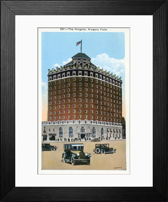 Framed Print : The Niagara, Niagara Falls, NY State, USA. Listed on the National Register of Historic Framed Print : The Niagara, Niagara Falls, NY State, USA. Listed on the National Register of Historic