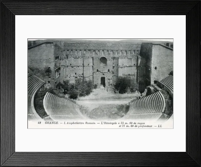 Framed Print : The Theatre of Orange - a Roman theatre in Orange, Vaucluse, France Framed Print : The Theatre of Orange - a Roman theatre in Orange, Vaucluse, France