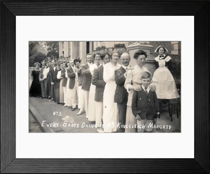 Framed Print : Doing the Conga Margate Framed Print : Doing the Conga Margate