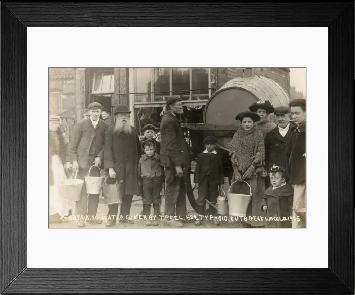 Framed Print : Lincoln 1905 typhoid epedemic Framed Print : Lincoln 1905 typhoid epedemic