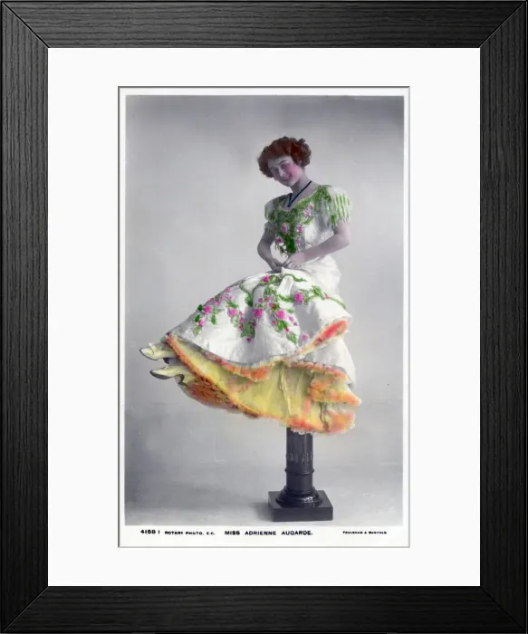 Framed Print : Adrienne Adele Augarde (1882-1913) - an English actress Framed Print : Adrienne Adele Augarde (1882-1913) - an English actress