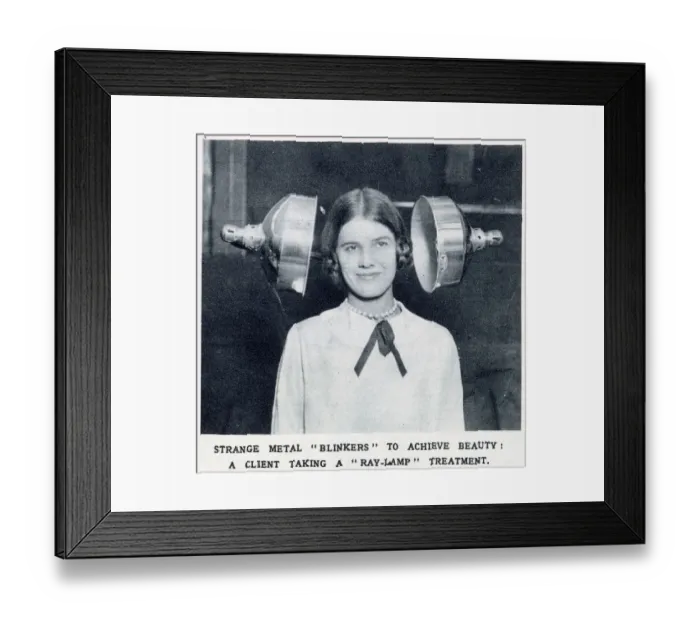 Framed Print : Ray-Lamp Treatments 1928 Framed Print : Ray-Lamp Treatments 1928