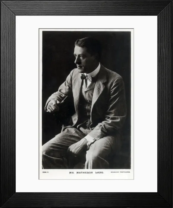 Framed Print : Matheson Lang (1879-1948) - Scottish-Canadian actor of stage and screen Framed Print : Matheson Lang (1879-1948) - Scottish-Canadian actor of stage and screen