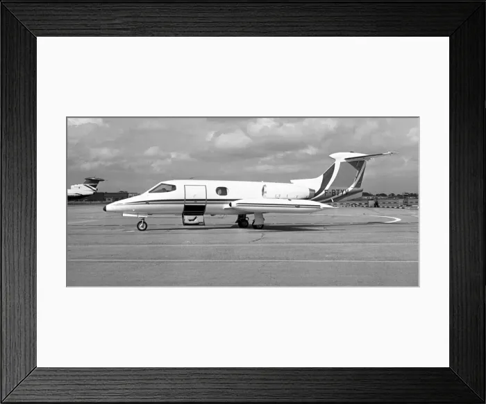Framed Print : Gates Learjet 24B F-BTYV Framed Print : Gates Learjet 24B F-BTYV