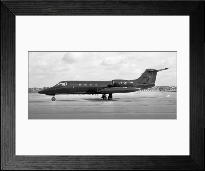 Framed Print : Learjet 35A I-FIMI Framed Print : Learjet 35A I-FIMI
