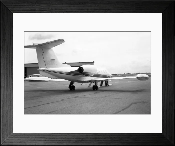 Framed Print : Learjet 35A N35KC Framed Print : Learjet 35A N35KC