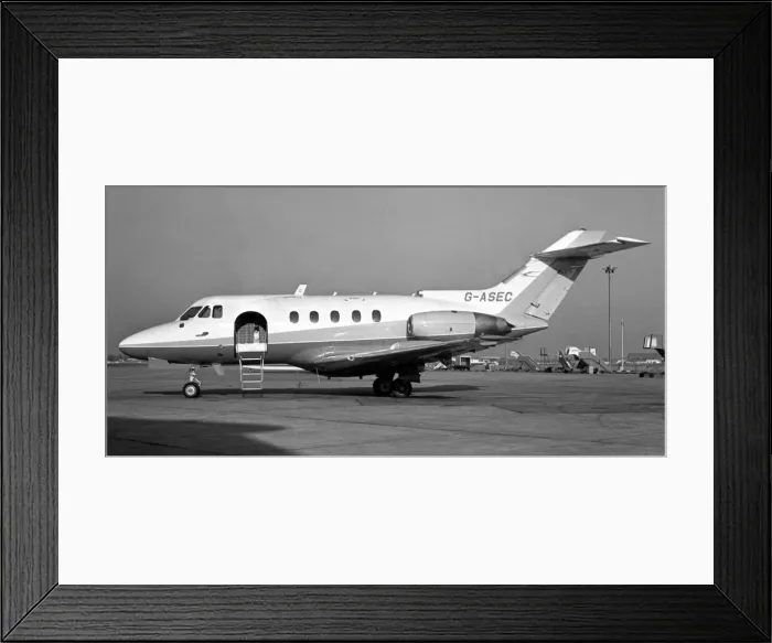 Framed Print : Hawker Siddeley HS-125-1 G-ASEC Framed Print : Hawker Siddeley HS-125-1 G-ASEC