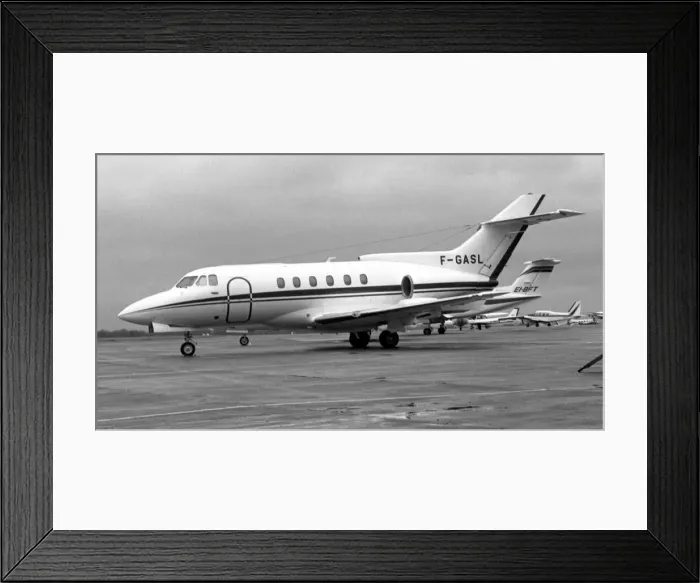 Framed Print : British Aerospace 700B F-GASL Framed Print : British Aerospace 700B F-GASL