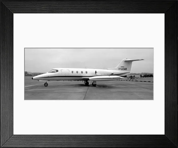 Framed Print : Gates Learjet 25D I-LEAR Framed Print : Gates Learjet 25D I-LEAR