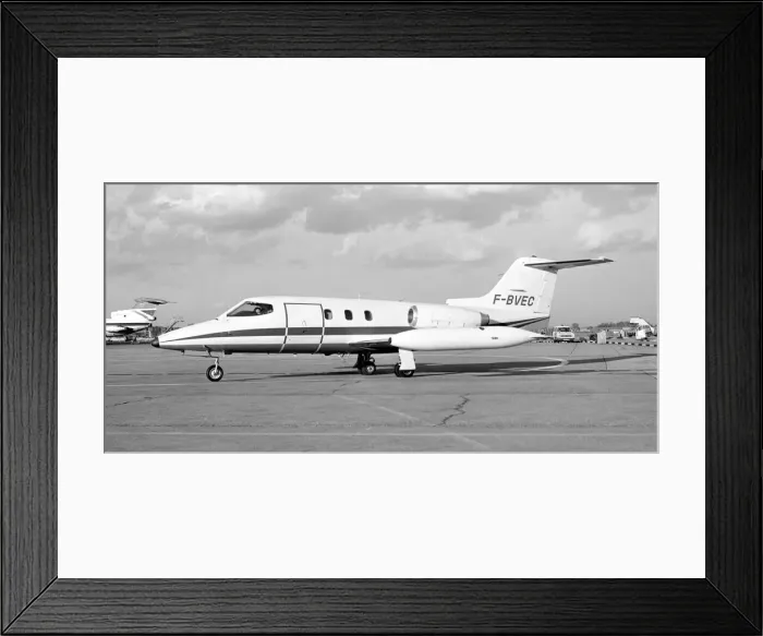 Framed Print : Gates Learjet 24D F-BVEC Framed Print : Gates Learjet 24D F-BVEC