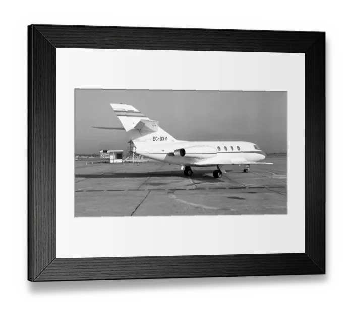 Framed Print : Dassault Falcon 20D EC-BXV Framed Print : Dassault Falcon 20D EC-BXV