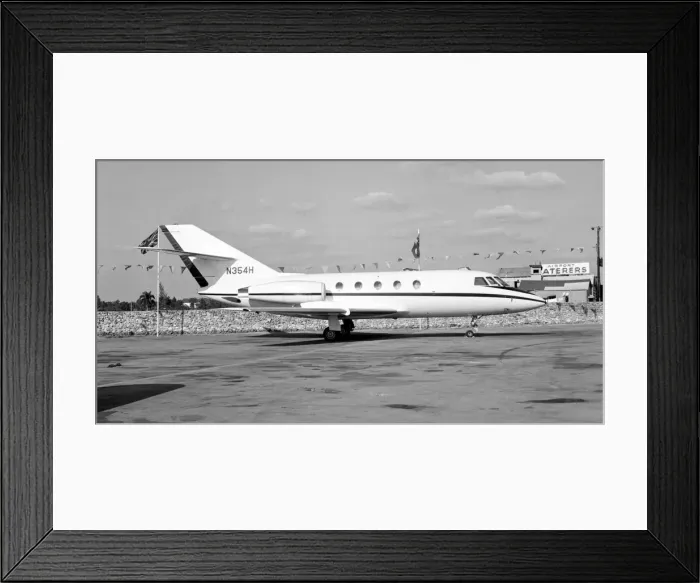 Framed Print : Dassault Falcon 20C N354H Framed Print : Dassault Falcon 20C N354H