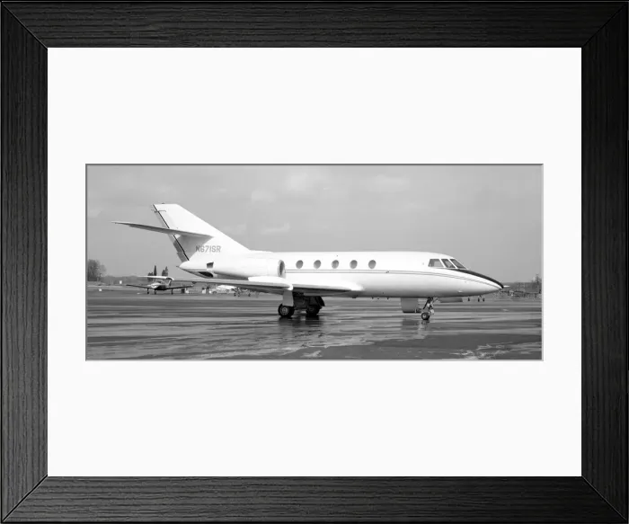 Framed Print : Dassault Falcon 20C N671SR Framed Print : Dassault Falcon 20C N671SR