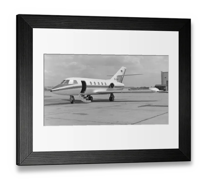 Framed Print : Dassault Falcon 20C D-CBAT Framed Print : Dassault Falcon 20C D-CBAT