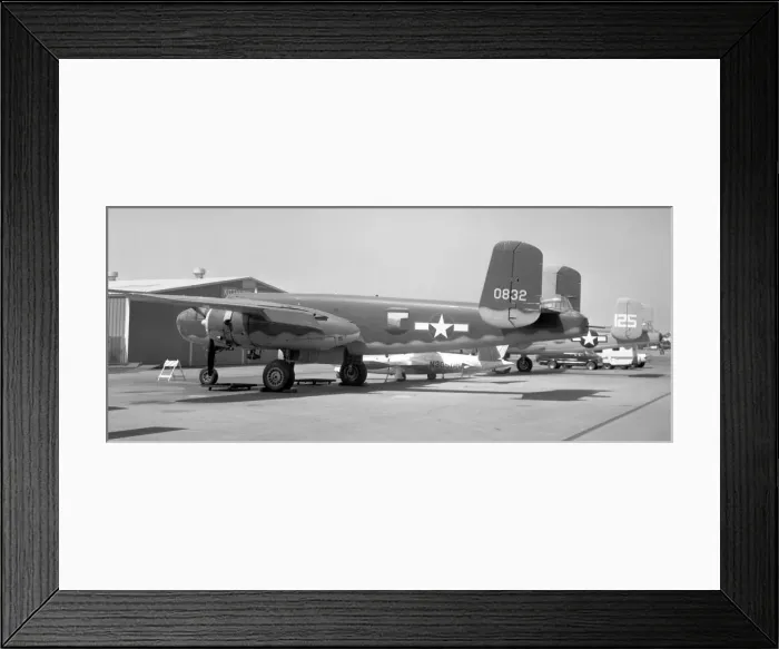 Framed Print : North American TB-25N Mitchell N3155G
