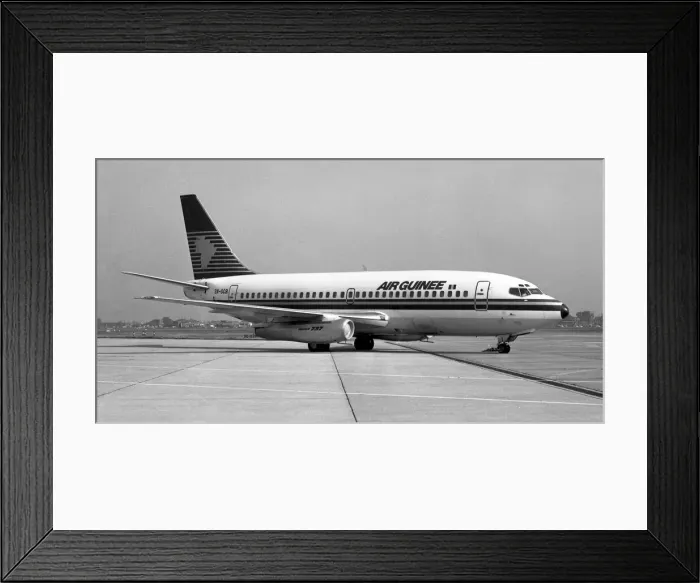 Framed Print : Boeing 737-2R6C 3X-GCB Framed Print : Boeing 737-2R6C 3X-GCB