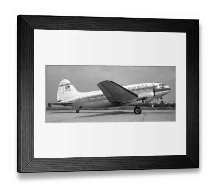 Framed Print : Curtiss C-46F Commando N69343 Framed Print : Curtiss C-46F Commando N69343