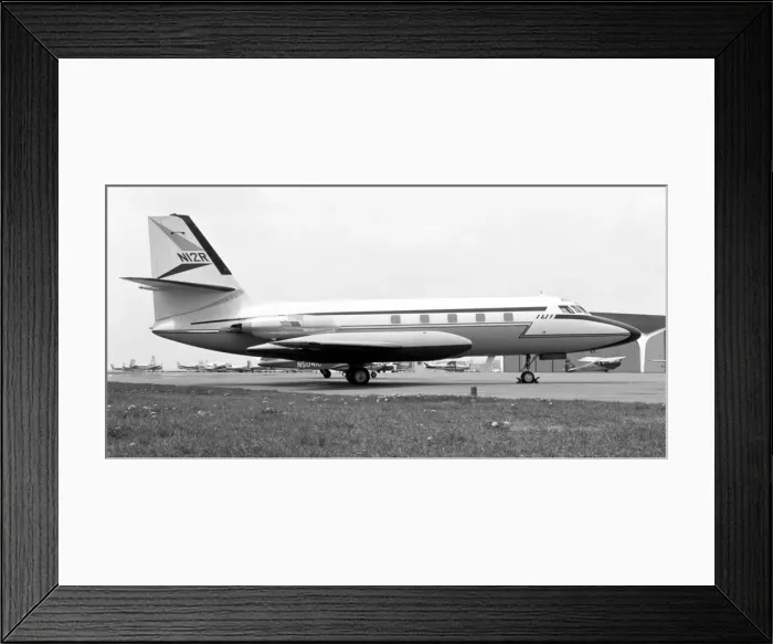 Framed Print : Lockheed L-1329 JetStar-6 N12R Framed Print : Lockheed L-1329 JetStar-6 N12R