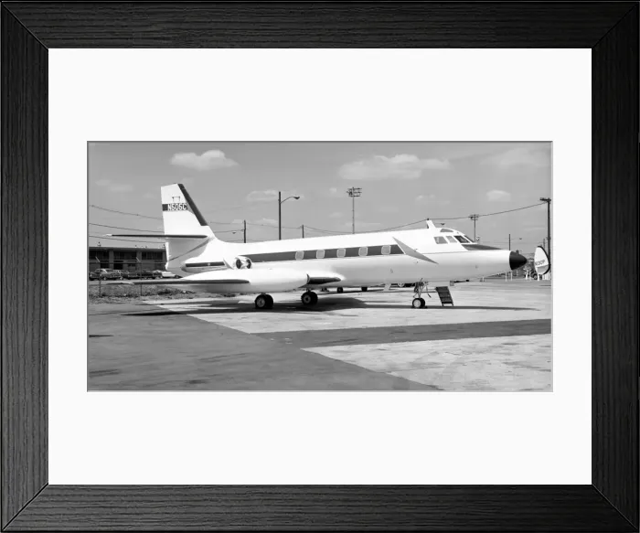 Framed Print : Lockheed L-1329-23E JetStar N505C Framed Print : Lockheed L-1329-23E JetStar N505C
