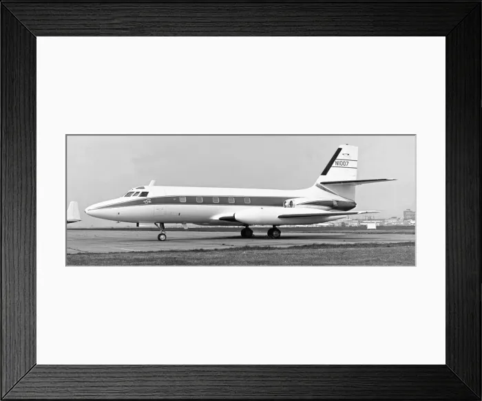 Framed Print : Lockheed L-1329 Jetstar-6 N1007 Framed Print : Lockheed L-1329 Jetstar-6 N1007