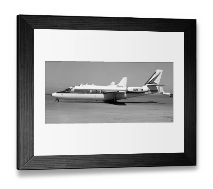 Framed Print : Rockwell 1121 Jet Commander N217PM Framed Print : Rockwell 1121 Jet Commander N217PM