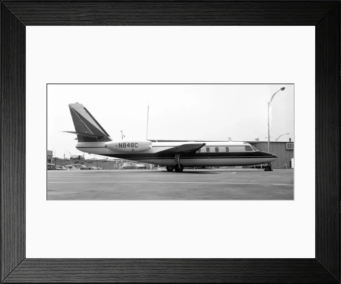 Framed Print : Rockwell 1121 Jet Commander N848C Framed Print : Rockwell 1121 Jet Commander N848C