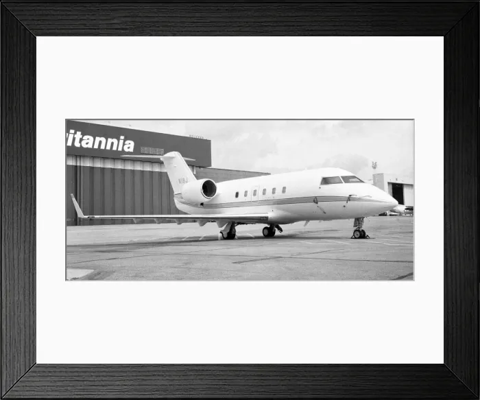 Framed Print : Canadair CL-601 Challenger N19J Framed Print : Canadair CL-601 Challenger N19J