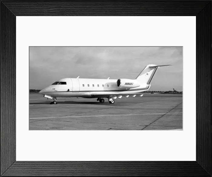 Framed Print : Canadair CL-600 Challenger N1812C Framed Print : Canadair CL-600 Challenger N1812C