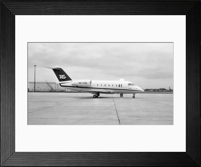 Framed Print : Canadair CL-600 Challenger HZ-TAG 41 Framed Print : Canadair CL-600 Challenger HZ-TAG 41