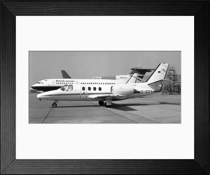 Framed Print : Cessna 500 Citation I D-ICFA Framed Print : Cessna 500 Citation I D-ICFA