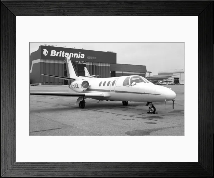 Framed Print : Cessna 500 Citation I SE-DEX Framed Print : Cessna 500 Citation I SE-DEX