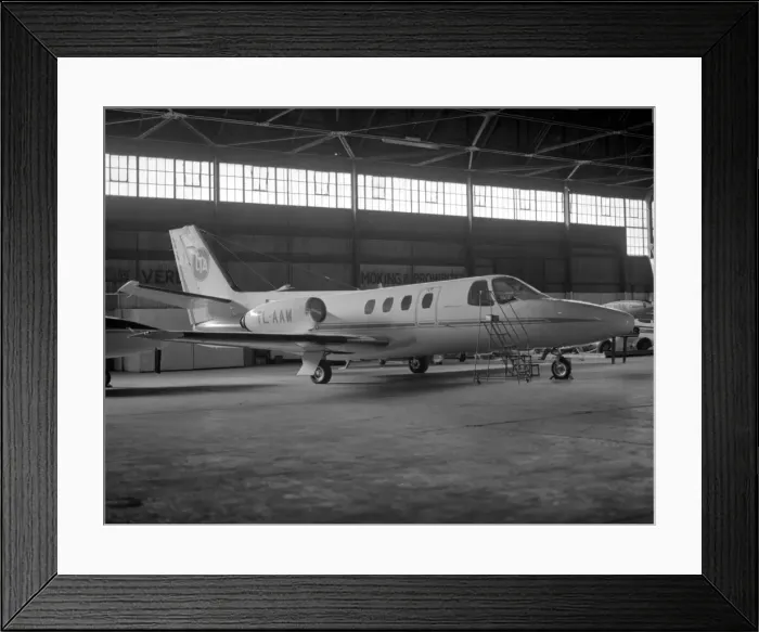 Framed Print : Cessna 500 Citation I TL-aW Framed Print : Cessna 500 Citation I TL-aW