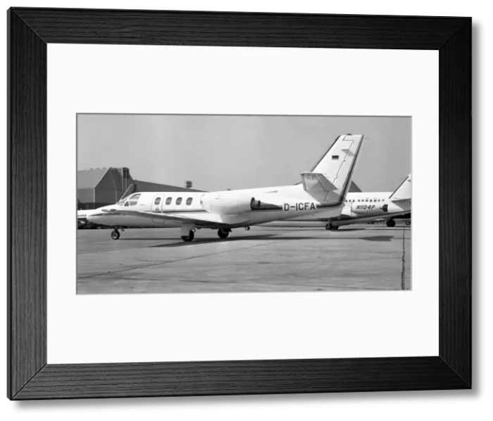 Framed Print : Cessna 500 Citation I D-ICFA Framed Print : Cessna 500 Citation I D-ICFA