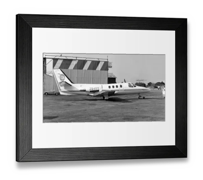 Framed Print : Cessna 500 Citation I ZS-IYY Framed Print : Cessna 500 Citation I ZS-IYY