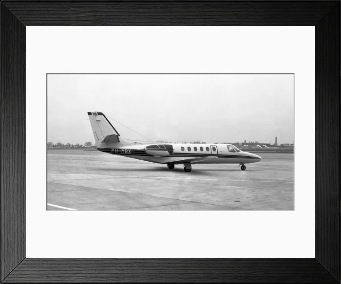 Framed Print : Cessna 550 Citation II PH-MBX Framed Print : Cessna 550 Citation II PH-MBX