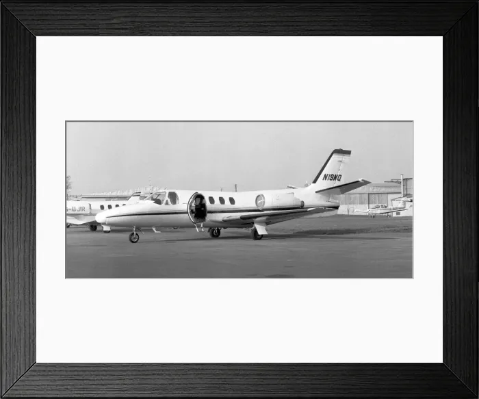 Framed Print : Cessna 500 Citation I N19MQ Framed Print : Cessna 500 Citation I N19MQ