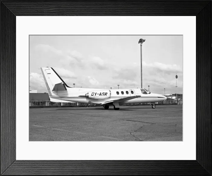 Framed Print : Cessna 500 Citation I OY-ASR Framed Print : Cessna 500 Citation I OY-ASR
