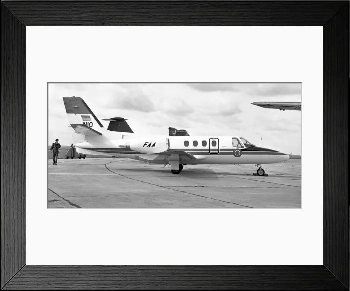 Framed Print : Cessna 500 Citation I N10
