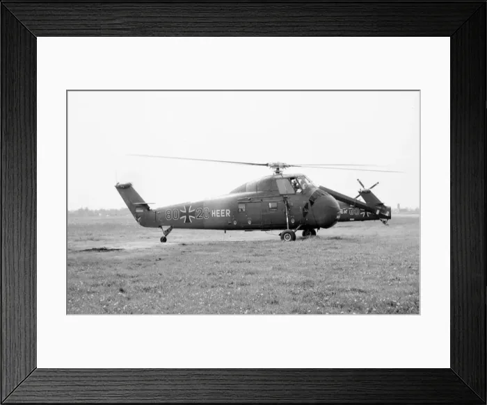Framed Print : Sikorsky H-34B 80+20 Framed Print : Sikorsky H-34B 80+20