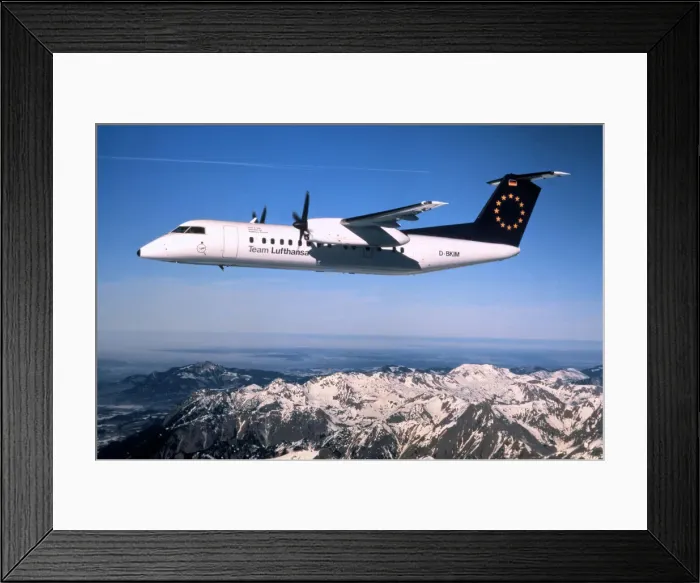 Framed Print : de Havilland Canada DHC-8-314 D-BKIM Framed Print : de Havilland Canada DHC-8-314 D-BKIM