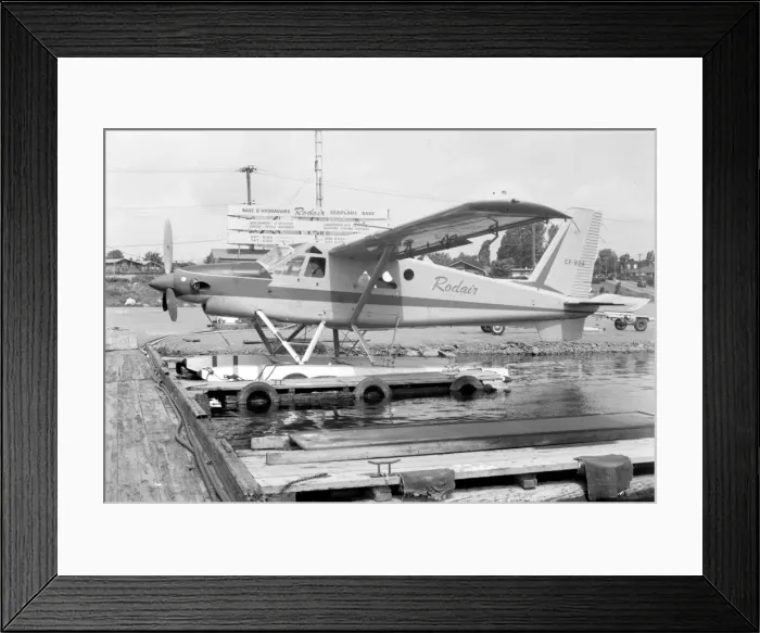 Framed Print : de Havilland Canada DHC-2T Turbo-Beaver CF-RDA Framed Print : de Havilland Canada DHC-2T Turbo-Beaver CF-RDA